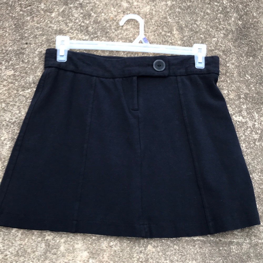 Mary-Kate and Ashley Black Charcoal Gray A-Line Skirt Girls 10.5 10 1/2